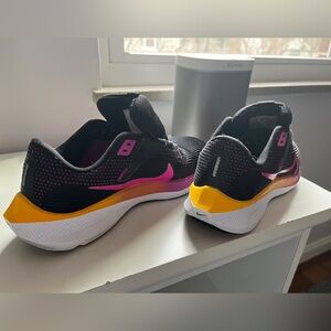 Nike Black and Pink Sneakers with Yellow Accents